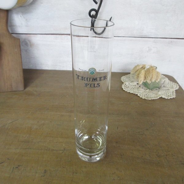 イギリス キッチン雑貨 ガラス製 カクテルグラス ビールグラス 2個 置き物 飾り インテリア雑貨 英国 glass 1741saz_画像4