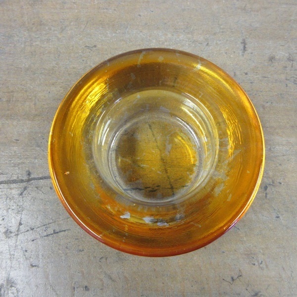 イギリス インテリア雑貨 キャンドルホルダー ガラス 色付き 小物入れ インテリア雑貨 glass 0019csz_画像2