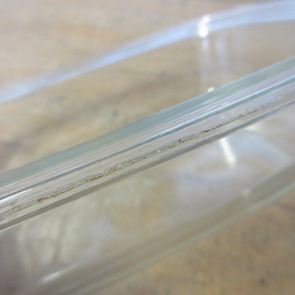 イギリス ビンテージ雑貨 ＪＡＪ パイレックス オーブン皿 グラタン皿 ガラス皿 耐熱ガラス キッチン雑貨 イギリス製 glass 0113csz_画像8