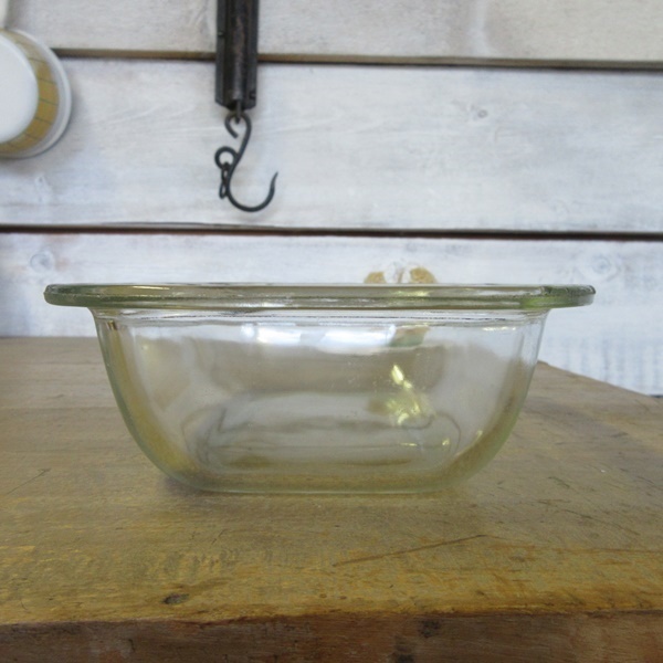 イギリス ビンテージ雑貨 ＪＡＪ パイレックス オーブン皿 グラタン皿 ガラス皿 耐熱ガラス キッチン雑貨 イギリス製 glass 0113csz_画像4