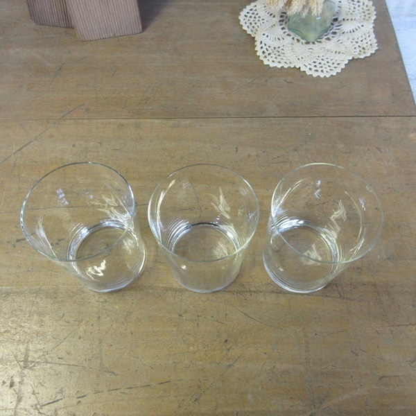 イギリス キッチン雑貨 グラス ジュースグラス コップ 3個 ガラス インテリア雑貨 glass 0097csz_画像2