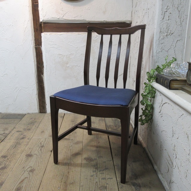 イギリス ビンテージ 家具 ダイニングチェア 椅子 イス 木製 英国 MIDCENTURY 4495dz