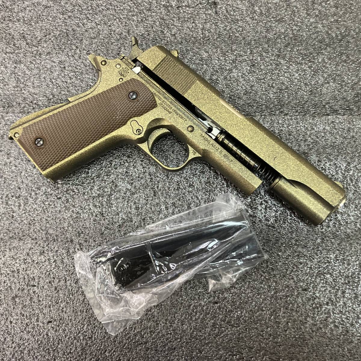 ARMY R31 COLT A1 M1911 リアル刻印モデル ガスブローバック 規制適合品　訳アリ_画像2