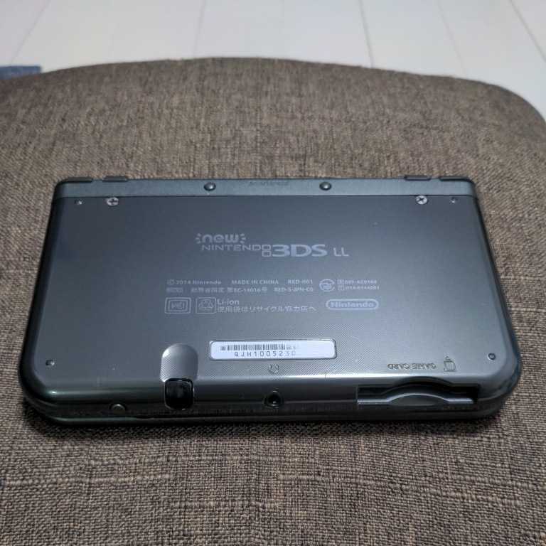 【美品】Newニンテンドー3DS LL メタリックブラック ACアダプタセット