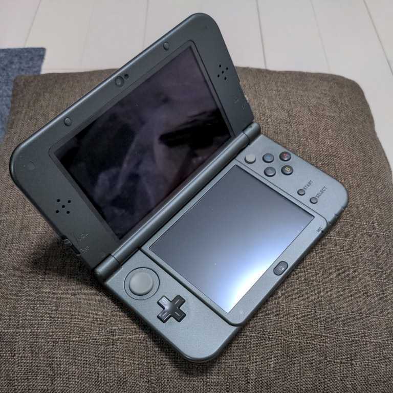 【美品】Newニンテンドー3DS LL メタリックブラック ACアダプタセット