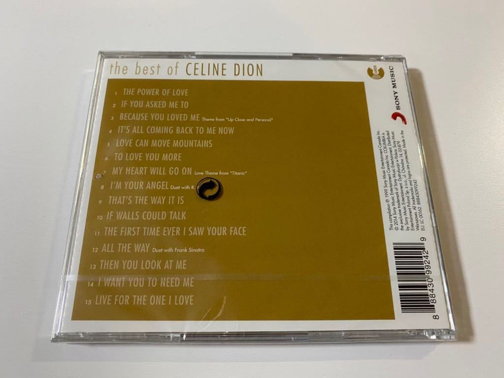 新品未開封　正規輸入盤　CD セリーヌ・ディオン　ベスト盤　The Best of Celine Dion 　即決　送料無料