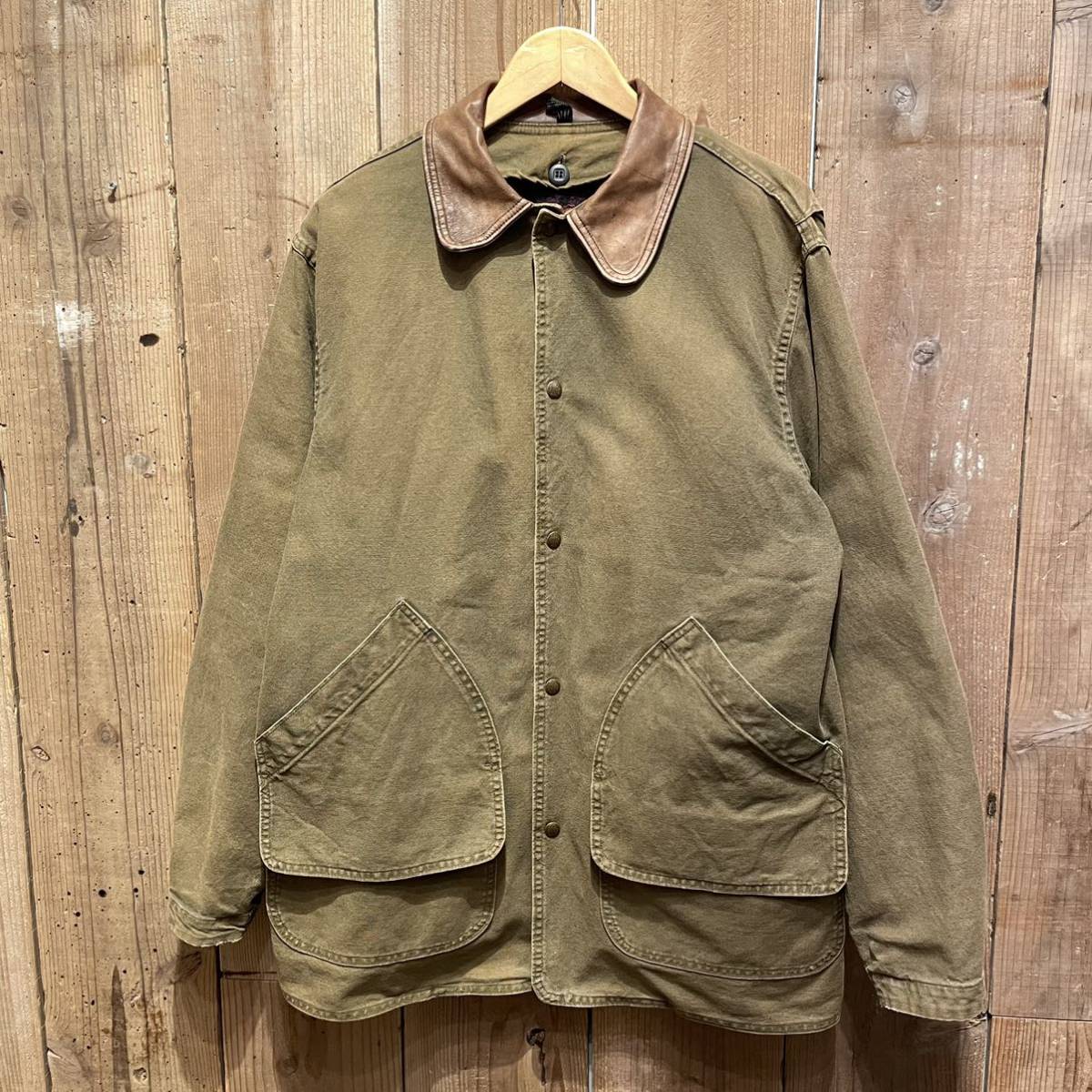 90s USA製 Woolrichビンテージ ライナー付き ハンティング ジャケット アメリカ古着 サイズ M L メンズ ウールリッチ 80s 