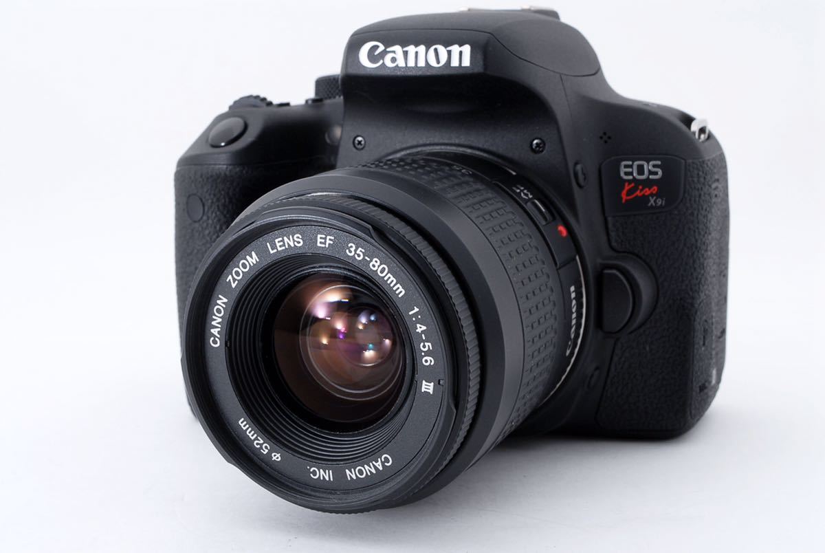 キャノン デジタル一眼カメラ Canon EOS Kiss X9i CANON EF 38-80㎜ 1:4-5.6III ☆471☆