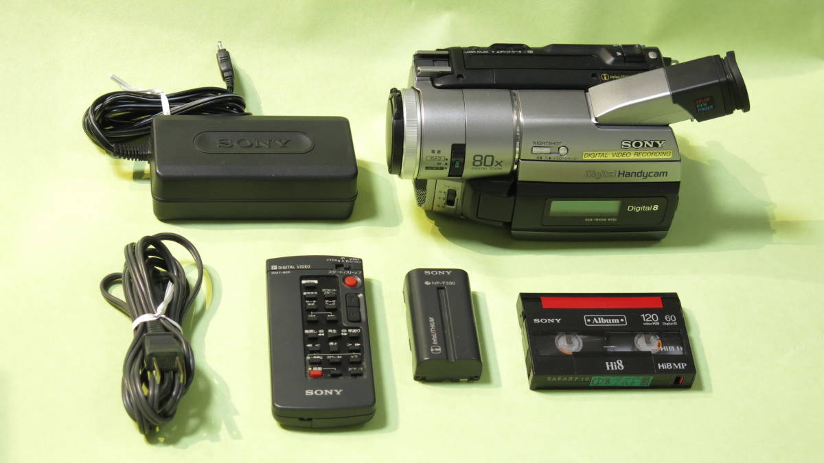 SONY DCR-TRV310K Digital8 ビデオカメラ 動作品 / 劣化無しデジタル