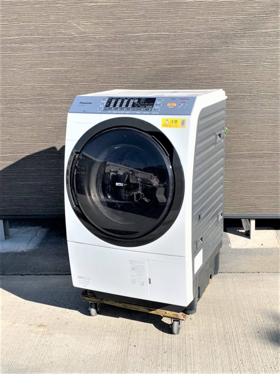 ☆人気商品☆Panasonic/パナソニック ドラム式電気洗濯乾燥機 NA-VX3500L 9.0/6.0kg 左開き クリスタルホワイト 動作良好 
