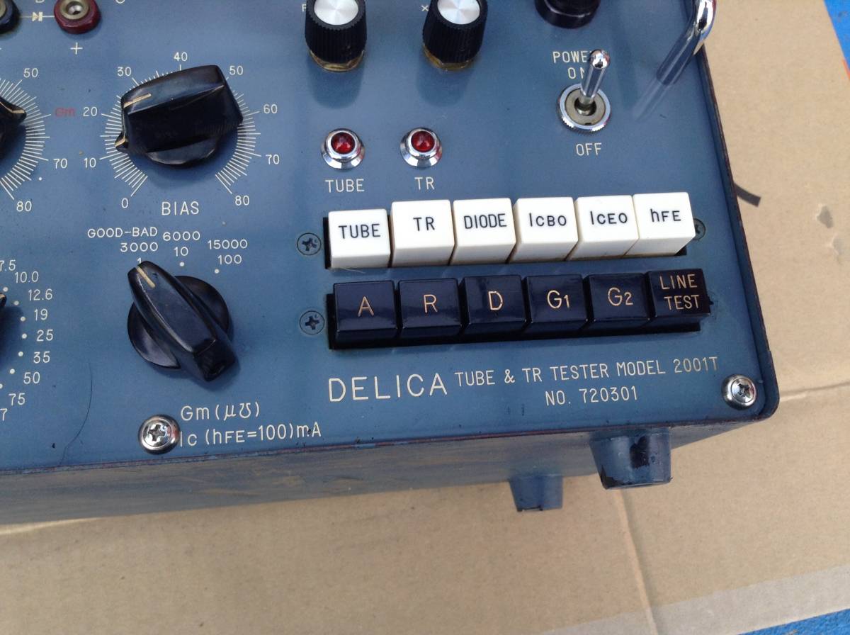 超レア貴重！真空管試験機 DELICA 豪華 2001T型 三田無線研究所！_画像5