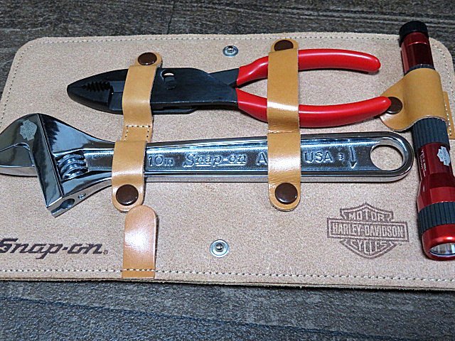 ハーレーダビッドソン 100周年記念 スナップオン 工具セット 本革