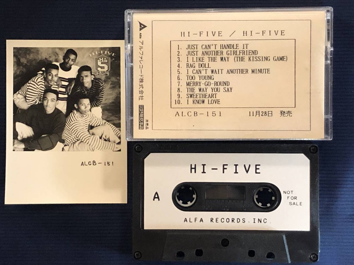 BA403q●非売品 ハイファイブ 「HI-FIVE」 カセット アルバム プロモ 検:デモテープ サンプル 見本盤 宣伝用