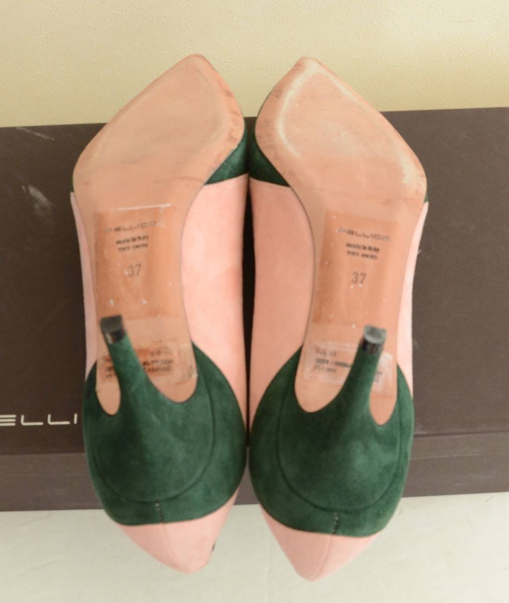 試着品 PELLICO ペリーコ パンプス ANIMA 65 スエード切替 size 37 試着品 PELLICO ペリーコ パンプス ANIMA 65 スエード切替 size 37