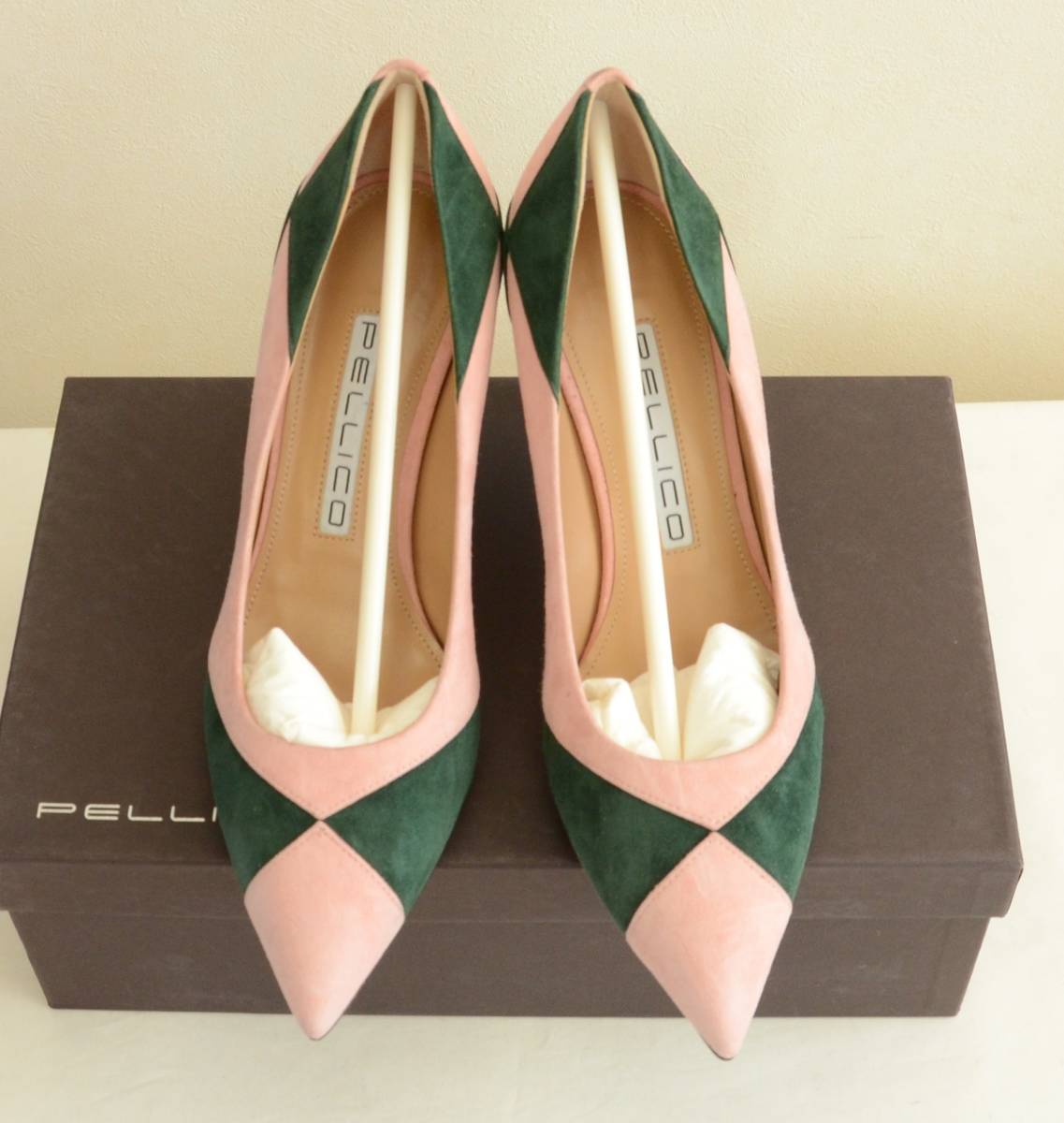 試着品 PELLICO ペリーコ パンプス ANIMA 65 スエード切替 size 37 試着品 PELLICO ペリーコ パンプス ANIMA 65 スエード切替 size 37