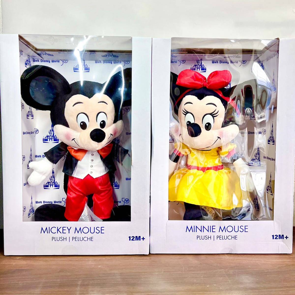 幸せなふたりに贈る結婚祝い ミッキーマウス ディズニー 50周年 最安値 Wdw ミニーマウス 海外限定 限定1点 ぬいぐるみ おもちゃ