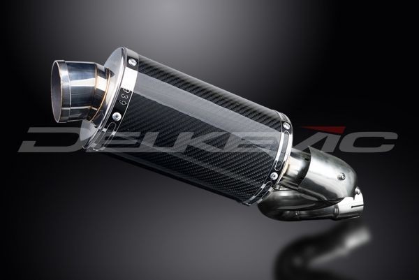 DELKEVIC スリップオンカーボンオーバルマフラー★APRILIA TUONO V4 R 2011-2014 225mm KIT03C6_画像2