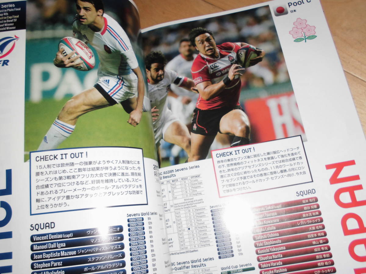  official pamphlet / program /HSBC seven z world series / rugby TOKYO SEVENS 2013//