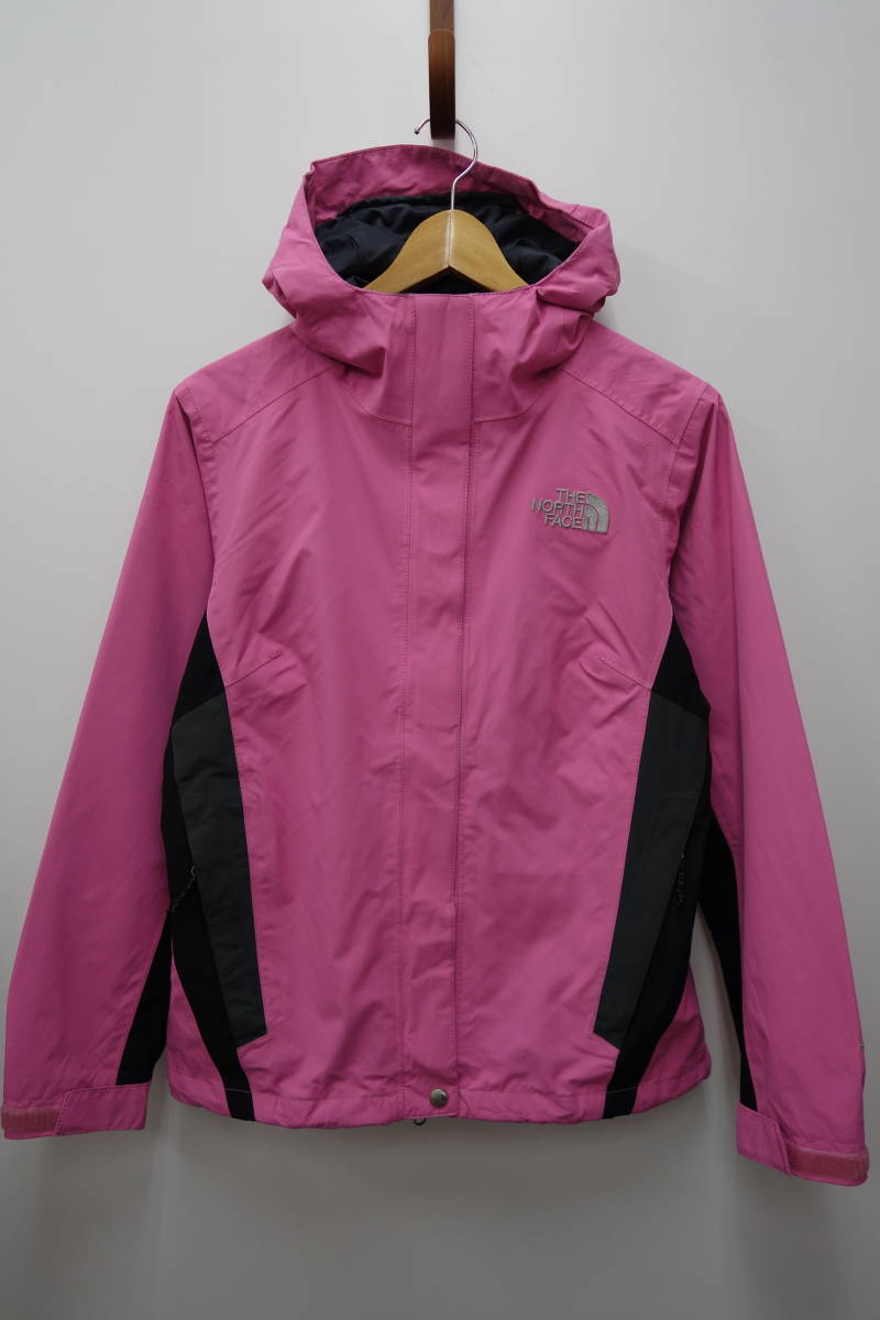 33W ノースフェイス THE NORTH FACE インナー付き フルジップフーディーナイロンジャケット HYVENT【WOMENS　S】_画像1