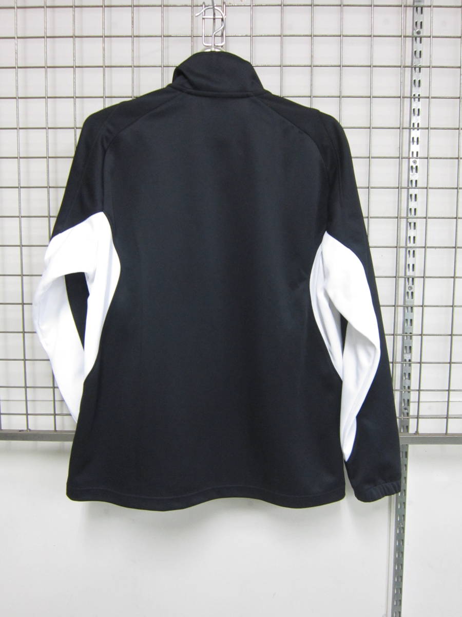 ☆送料無料☆　ミズノ　トレーニングジャケット　A60SB20509　ブラック×ホワイト　Mサイズ_画像5
