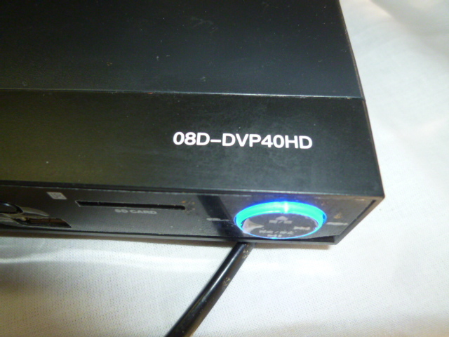 ☆ PortTech DVD 08Dーdvp40hd DVDプレーヤー 2020年製 大阪から AA2110 _画像8