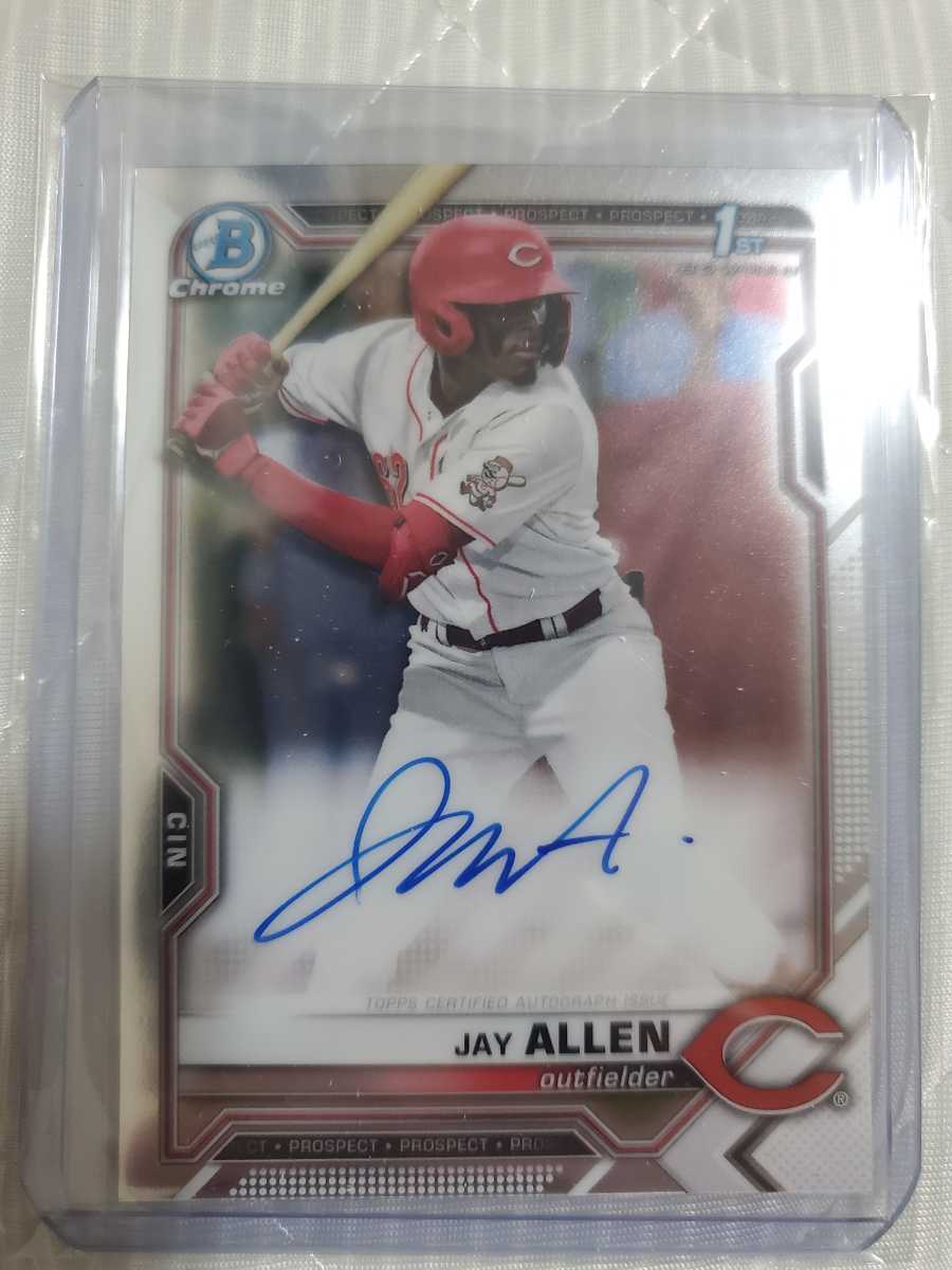くらしを楽しむアイテム Jay Allen 直書き直筆サインカード MLB