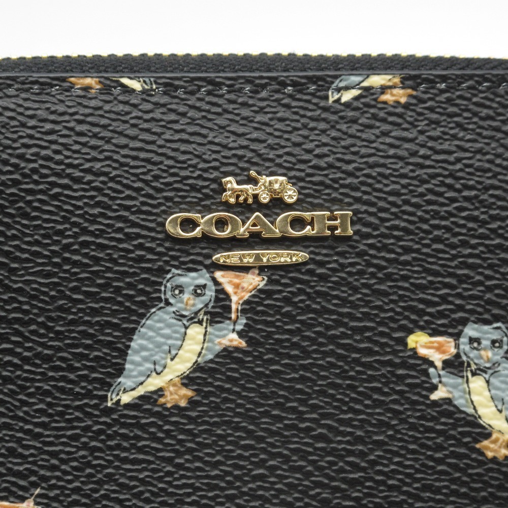 Yahoo!オークション - 美品 COACH (コーチ) フクロウ柄 二つ折り Yahoo!オークション - 美品 COACH (コーチ) フクロウ柄 二つ折り