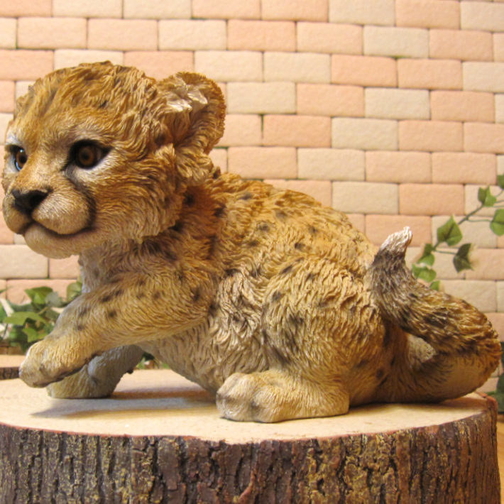  real . animal. ornament baby chi-ta-.-.- animal objet d'art garden interior gardening veranda art 