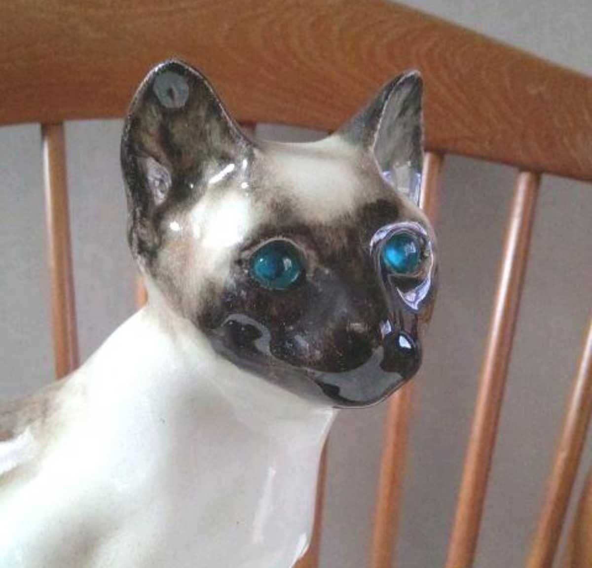 ヴィンテージ品、ウィンスタンレイ(ケンジントン)キャット、シャム猫