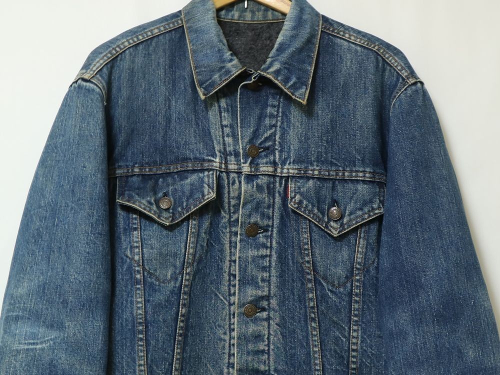 60s Levis 70505 BIG E デニムジャケット 濃紺 ハチノス-