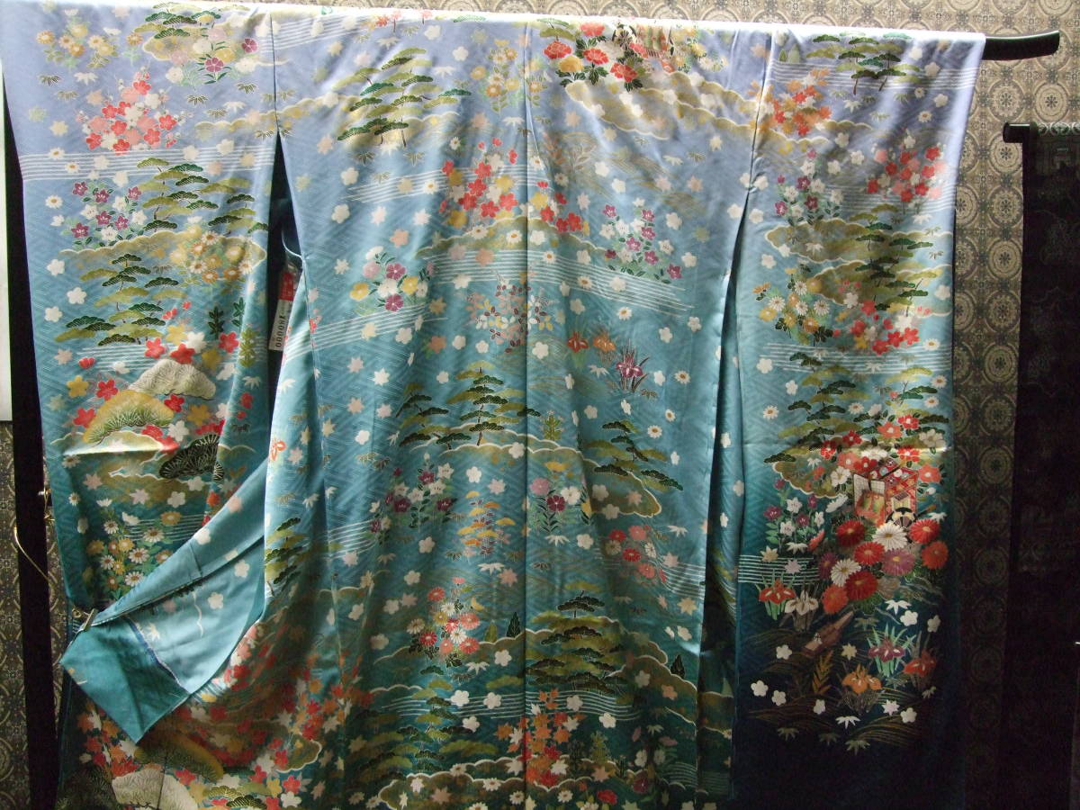 新品 本格京友禅 振袖 別誂 お仕立付1枚 | sweatreno.com