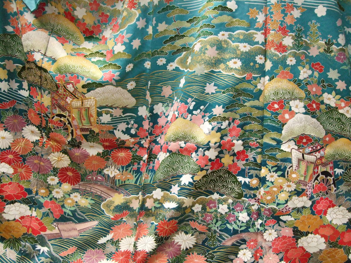 新品 本格京友禅 振袖 別誂 お仕立付1枚 | incalake.com