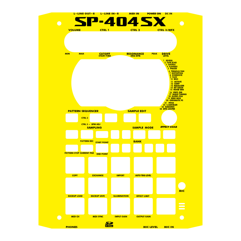 SP404SX Roland サンプラーカスタム -