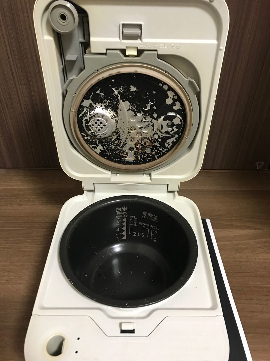 【蒸気レス】三菱IHジャー炊飯器　白　NJ-XSA10J-W 5.5合