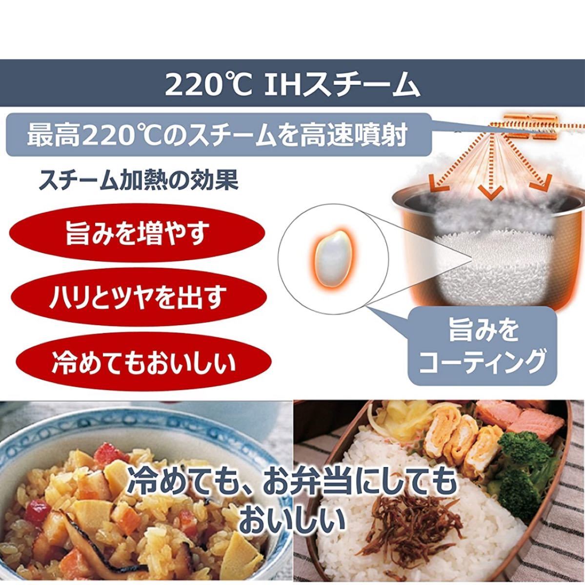 【未使用展示品】パナソニック Panasonic 炊飯器 5.5合 スチーム&IH式 大火力おどり炊き SR-STS100-W