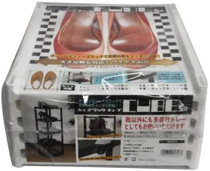 ライクイット(like-it)靴収納シューズラック スリム 5段幅23.8x奥28.5x高93cmホワイト日本製CUBE_画像5