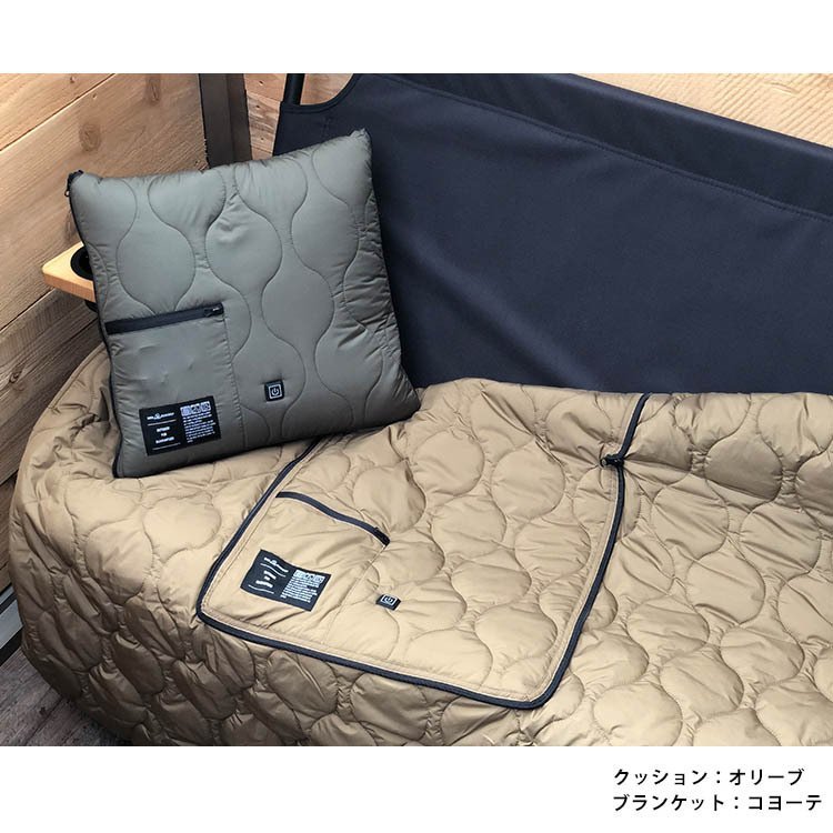 [ popular commodity!]5050WORKSHOP/ electric heating blanket & cushion /NUK(n-k)/OLIVE/1/R10