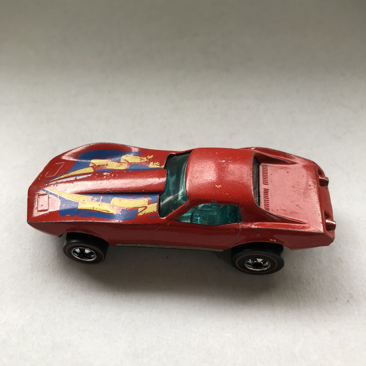 超激レア！HOT WHEELS！Corvette Stingray！RED LINE！RL2！1975年MATTEL INC！HONG KONG！当時物！入手困難モデル！