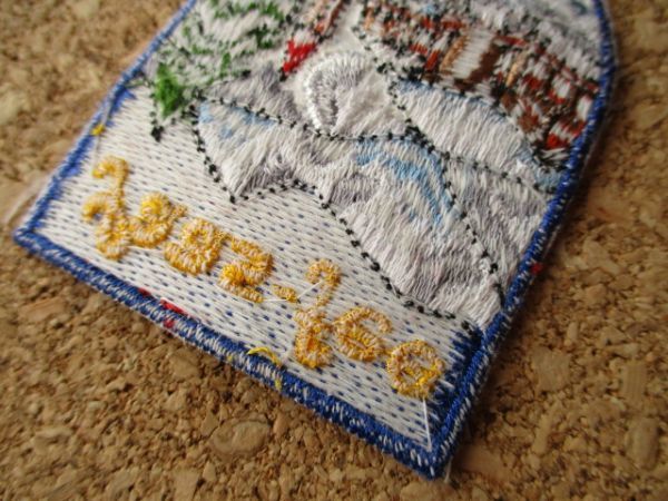 90s スイス Saas-fee ザースフェー 刺繍ワッペン/ドーム山SKIスキー雪山ハイキング旅行スーベニア観光キャンプ登山アルプス氷河_画像6