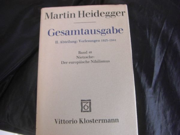 Yahoo!オークション - 独語洋書 Martin Heidegger Gesamtausgabe Yahoo!オークション - 独語洋書 Martin Heidegger Gesamtausgabe
