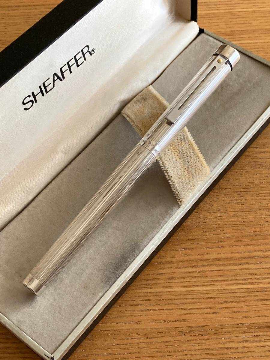 希少/廃版/未使用】SHEAFFER シェーファー 万年筆 スターリング