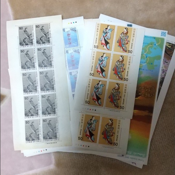 切手シート　10500円分
