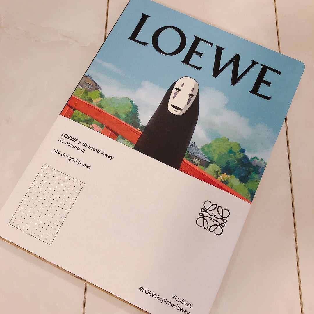 ロエベ　loewe ジブリ　千尋　ノート　未使用