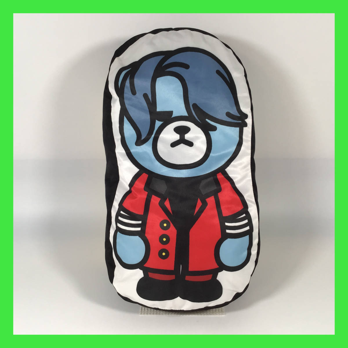 N-1476☆ クランクBIGBANG　KRUNK×BIGBANG　イエローのクッション　D-LITE　デソン　男性タレント　商品タグ無し　アミューズメント景品_画像1