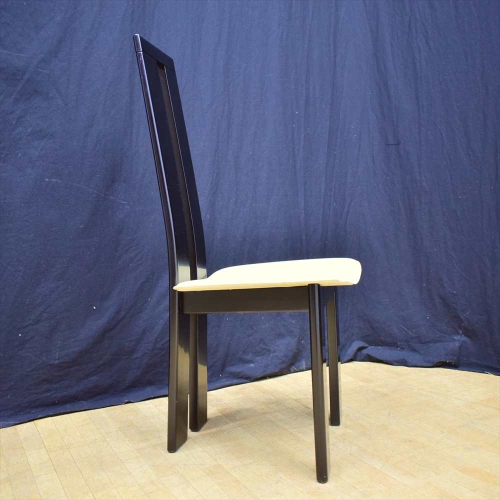 IDC大塚家具 ITALY イタリア製 牛革 デビー ダイニングチェア 椅子 チェア イス 一人掛け ハイバック モダン サイドチェア 本革 B
