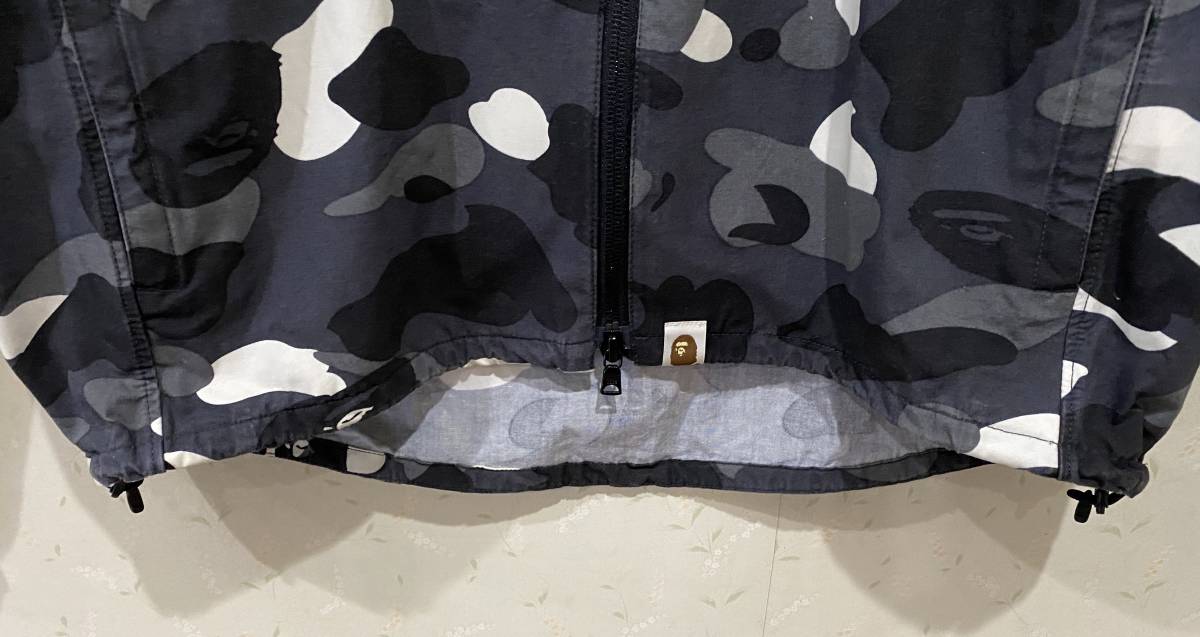 ※アベイシングエイプ A BATHING APE 迷彩 カモ柄 マウンテン アウトドア パーカー L　　　　　　　　　　　　　　　　　BJBB.A_画像7