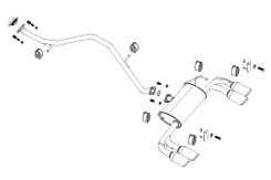 【FUJITSUBO/フジツボ】 マフラー A-S トヨタ プリウス 1.8 2WD ZVW50/ZVW51 [350-21461]_画像4