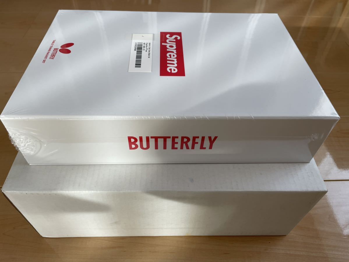 Supreme 19FW Week3 Butterfly Table Tennis Racket Set Chekerboard オンライン購入 国内正規 新品 納品書タグ付 卓球 ラケット セット