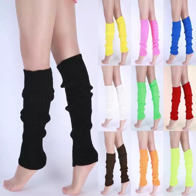  black color Dance Berry Dance bare- woman woman solid candy - color knitted winter leg warmers ballet yoga fei car n