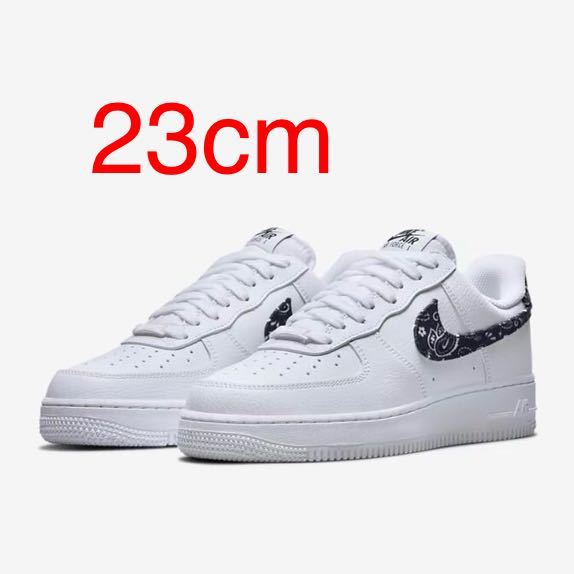 新品】23cm Nike Wmns Air Force 1 Low '07 Essential Black Paisley